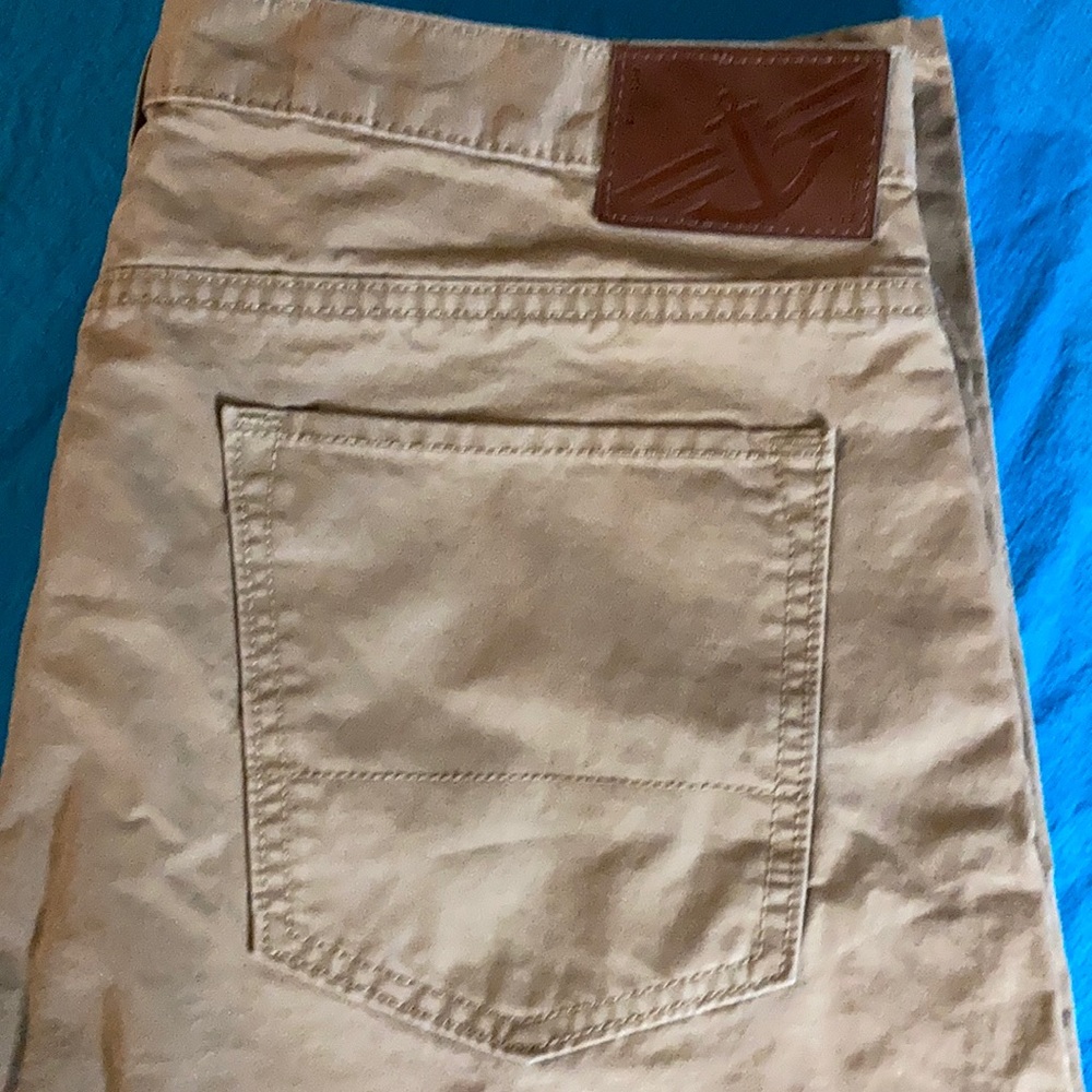 Men’s tan brushed twill Dockers size 34X32